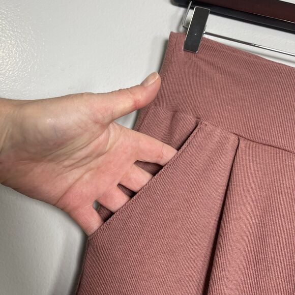 VUORI Lux At Ease Harem Pant Size XS Heathered Brown Tapered Casual Lounge Basic - Picture 5 of 13